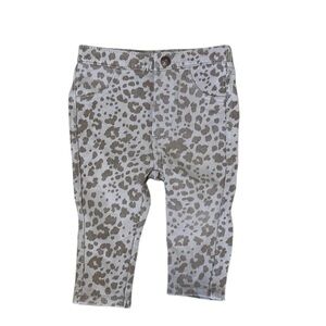 🟢Baby girl Cherokee leopard pants. Size 6 months